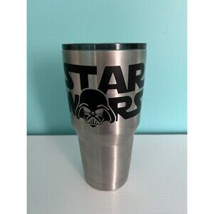 Star Wars Darth Vader Large Metal Tumbler With Lid